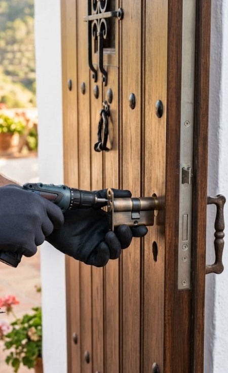 Servicio de Cerrajero Mijas pueblo 24 horas y apertura de puertas urgente